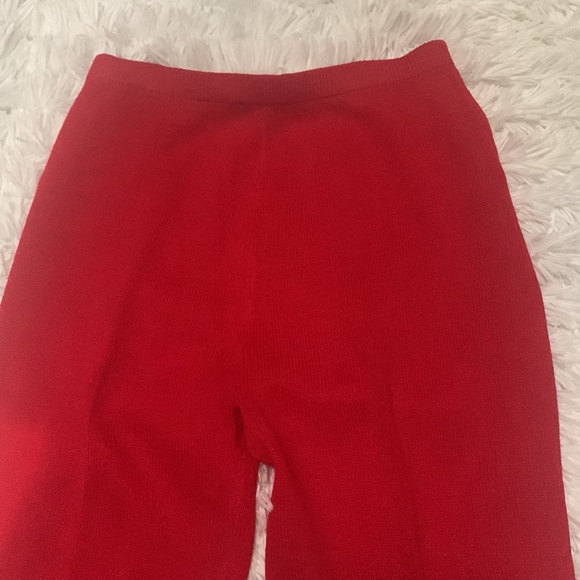 St. John Knit Red Pants - Picture 6 of 6